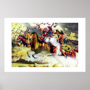 POSTER INDIANOS DO NATIVO AMERICANO - CHEYENNE