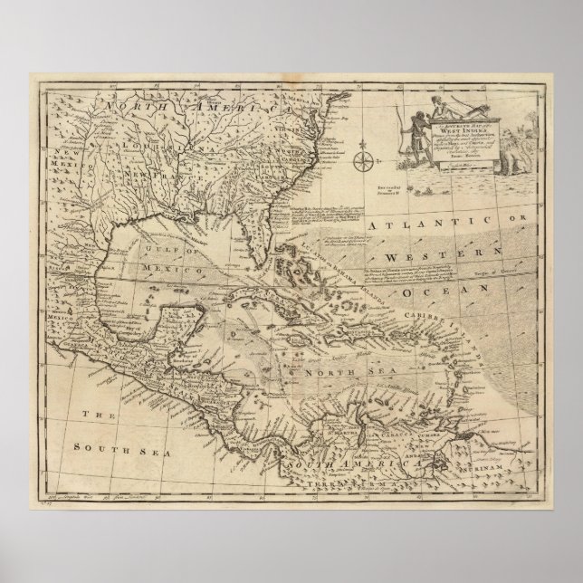 Póster Índias Ocidentais (Frente)