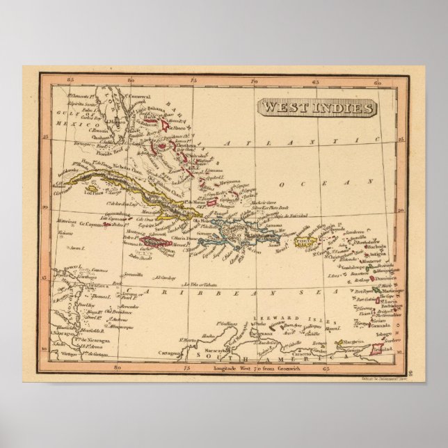 Póster Índias Ocidentais 22 (Frente)