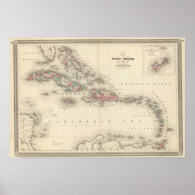 Póster Índias Ocidentais 5 (Frente)