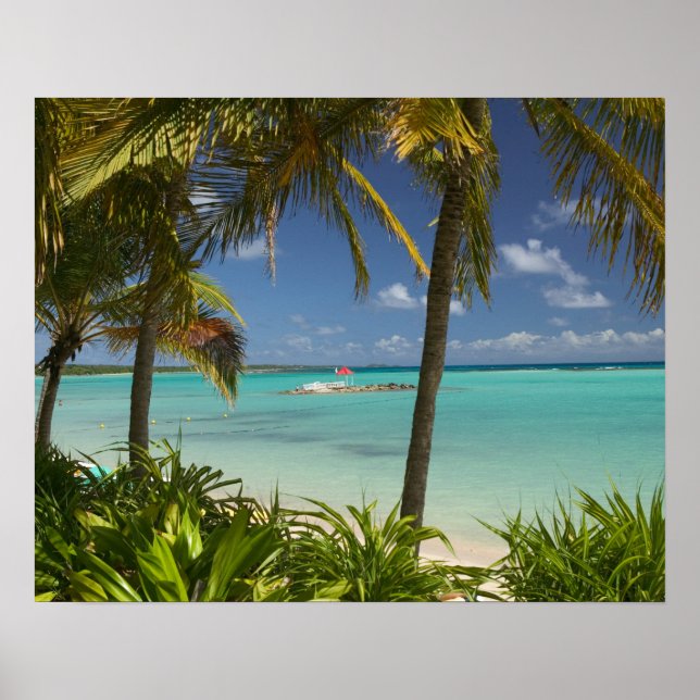 Poster Índias Ocidentais Francesas, Guadaloupe, Grande Te (Frente)