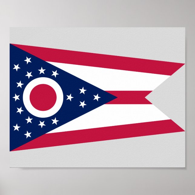 Poster Indicador do Estado de Ohio (Frente)