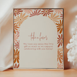 Poster Indicativo De Favor Do Bebê Da Groovové Retro Lara