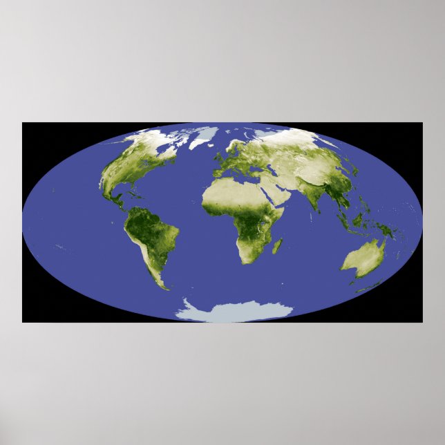 Póster Índice de Vegetação da Diferença Normalizada (Frente)