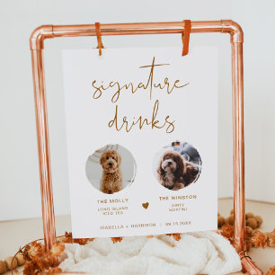 Poster INDIE Boho 2 Photo Pet Signature Beber