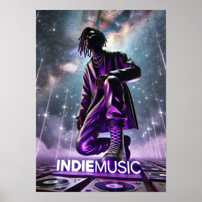 Poster indieMusic Purple-1 (Frente)