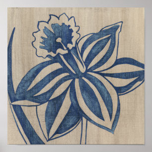 Póster Indigo Daffodil