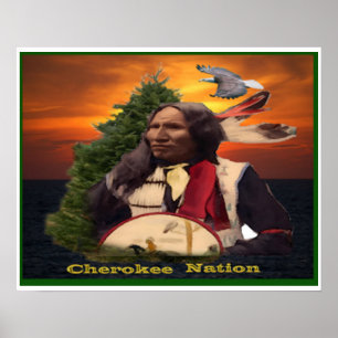 Poster índio Cherokee