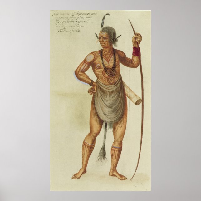 Póster Índio no Corpo da Tinta (Frente)