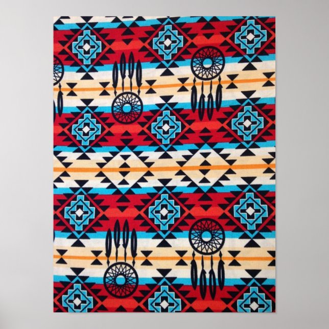 Poster Índio noroeste americano nativo (Frente)