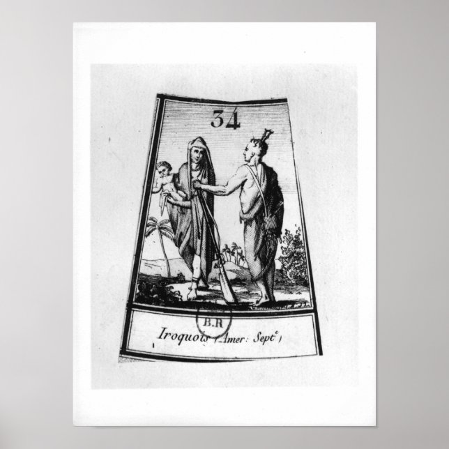 Poster Índios Iroquois (Frente)