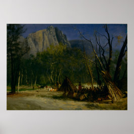 Poster Índios no Conselho, Califórnia