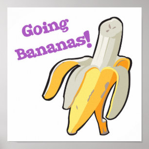 Poster indo para bananas! banana