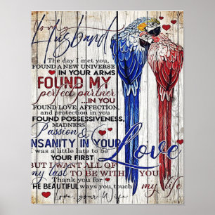 Poster Indoor Decor Customized Gift For Husband