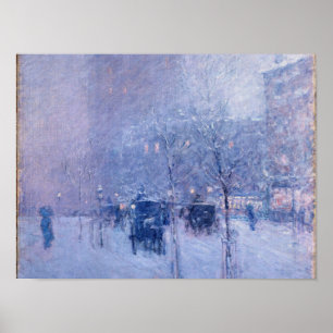 Poster Infância Hassam - Tarde da Tarde, Nova Iorque, in