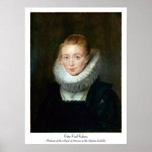Poster Infanta Isabella Rubens Paul da honra da empregada