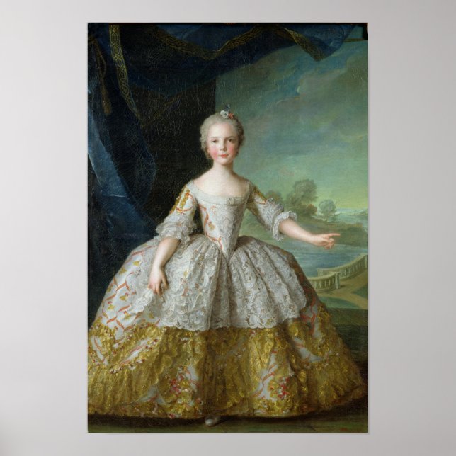 Poster Infanta Isabelle de Bourbon-Parme 1749 (Frente)
