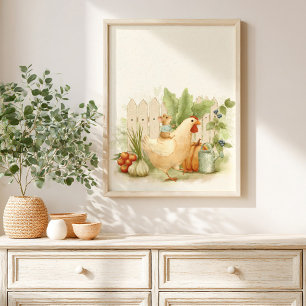 Poster infantil Conto de Fadas Jardim Caprichoso