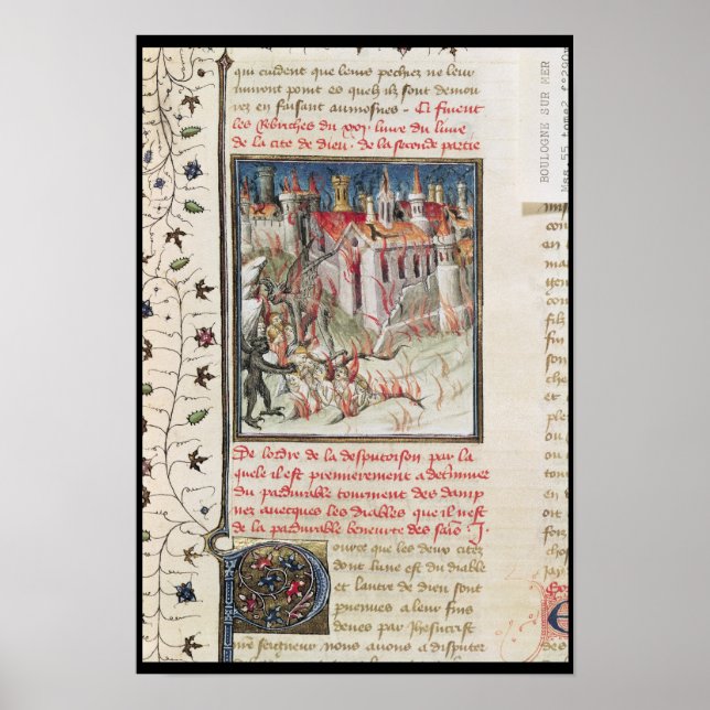 Póster Inferno, de "De Civitate Dei" por Rua. (Frente)