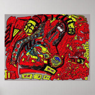 Póster Inferno de Robo