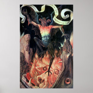 Poster Inferno, painel do righthand do Triptych de