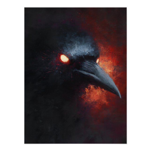 Póster Inferno Raven Profile (Frente)