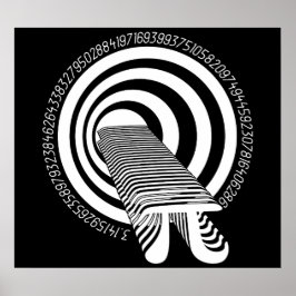 Póster Infinidade do Geek Matemático Pi Day