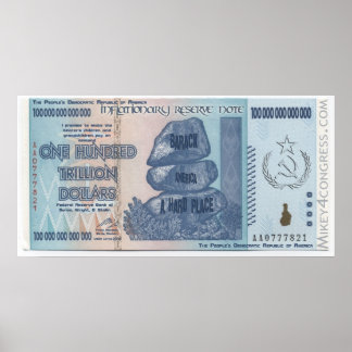 Póster Inflação em que você pode acreditar!