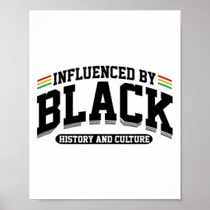Poster Influenciado pela história e cultura negra afro-am