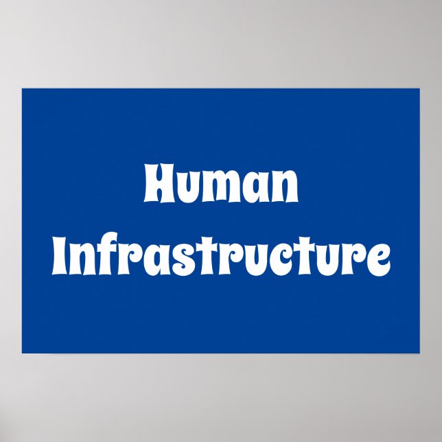 Poster Infraestrutura Humana (Frente)