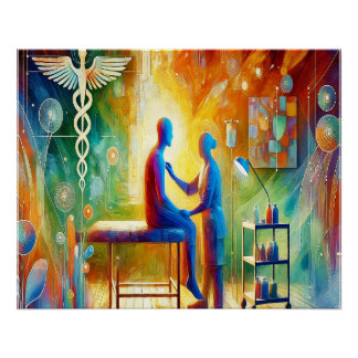 Póster 🌟 Infuse a sua tela com a arte da cura! 🌟