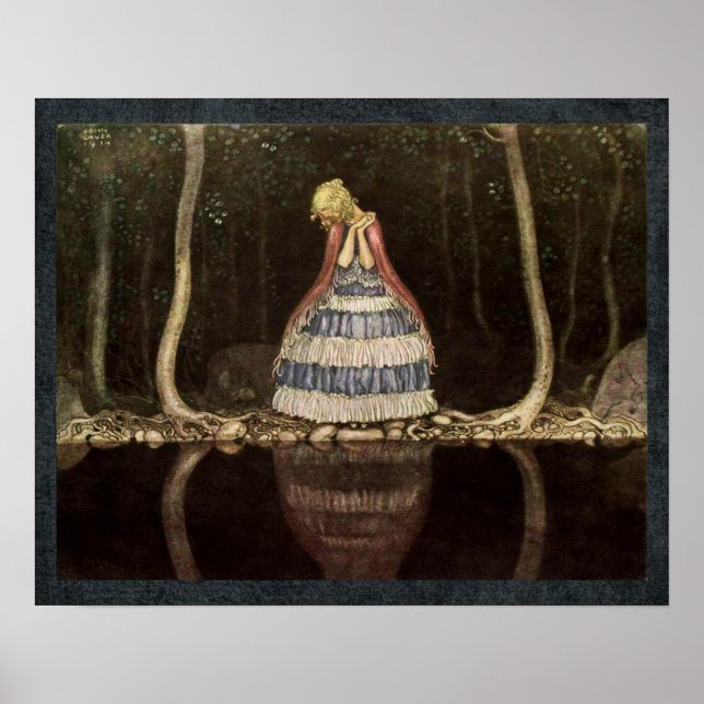 Poster Inge pelo lago Fairytale sueco (Frente)