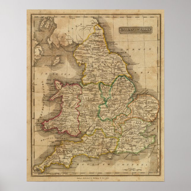 Póster Inglaterra e Gales 2 (Frente)