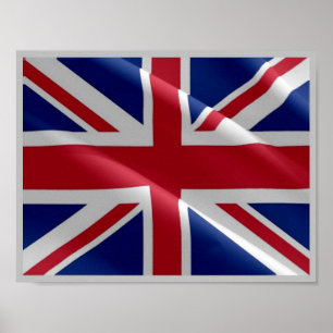 Poster Inglaterra - Flag Waving Reino Unido -