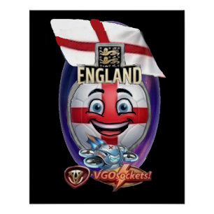 Póster Inglaterra-GBall