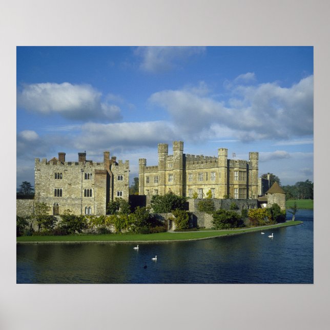 Póster Inglaterra, Kent, Castelo de Leeds (Frente)
