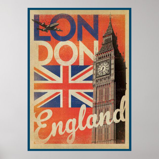 Poster Inglaterra, Londres. Reino Unido (Frente)