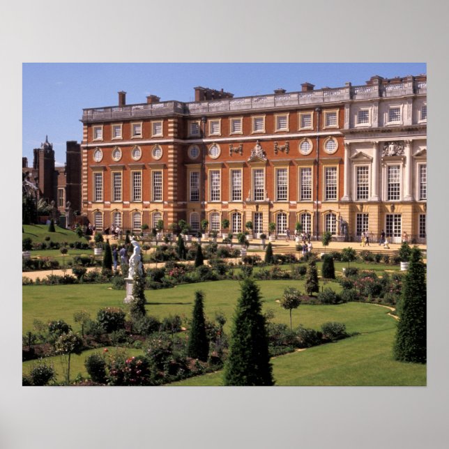 Póster Inglaterra, Surrey, Hampton Court Palace. (Frente)