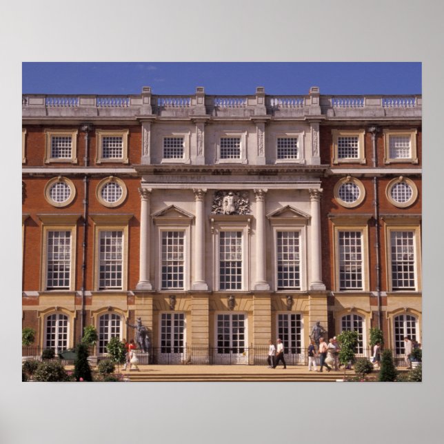 Póster Inglaterra, Surrey, Palácio de Hampton Court. 2 (Frente)