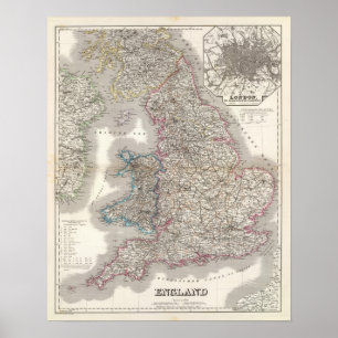 Póster Inglaterra, Wales 2