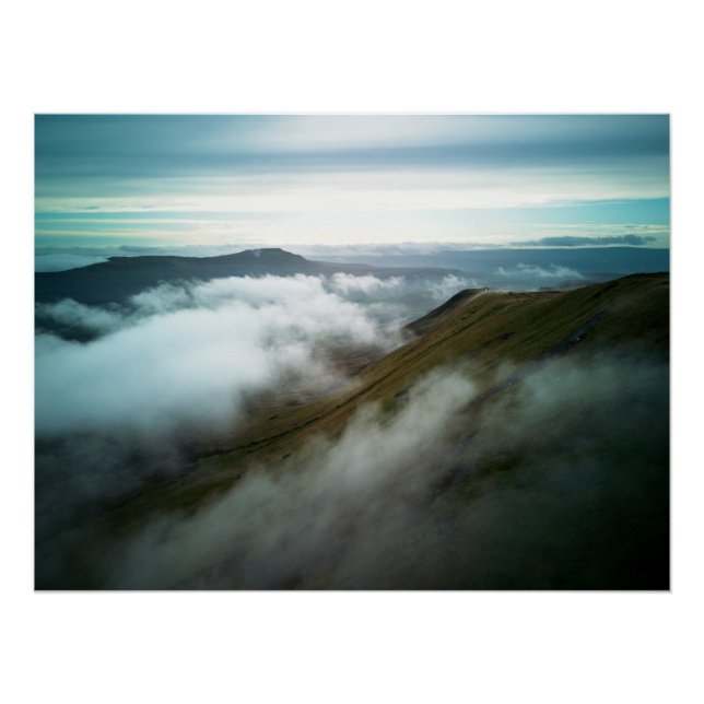 Póster Ingleborough visto em Whernside (Frente)
