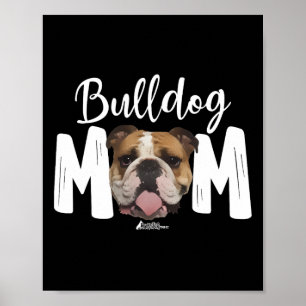 Poster Inglês Buldog Mãe Top