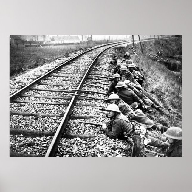 Póster Ingleses em Ypres (Frente)