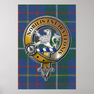 Poster Inglis Tartan & Crachá