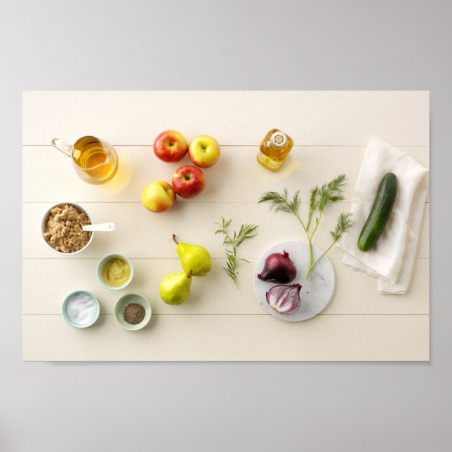 Póster Ingredientes e ferramentas 5 (Frente)