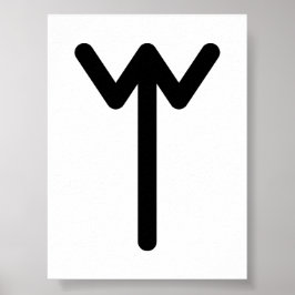 Poster INGUZ Runa Nórdica (Fertilidade, Crescimento) | El