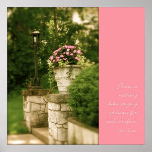 Poster inicial com citação de Jane Austen