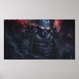 Póster inimigo negro