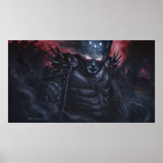 Póster inimigo negro