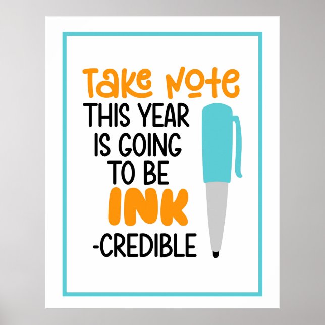 Poster Ink-Credible Year Ahead (Frente)